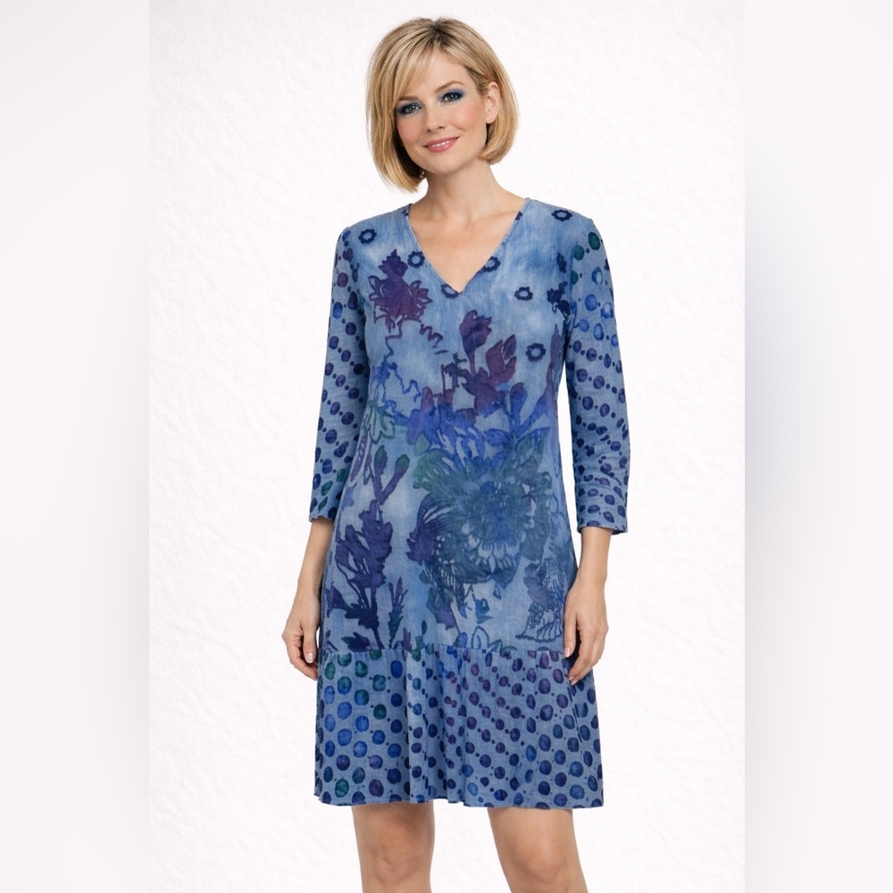 CATIVA Blue Hawaii dress size S